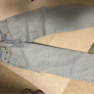 Abercrombie low rise baggy jeans extra short